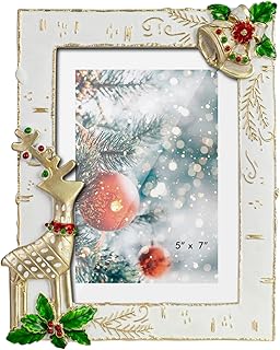 2025 Christmas Decorations Picture Frame 5x7 Christmas Photo Display Pho...