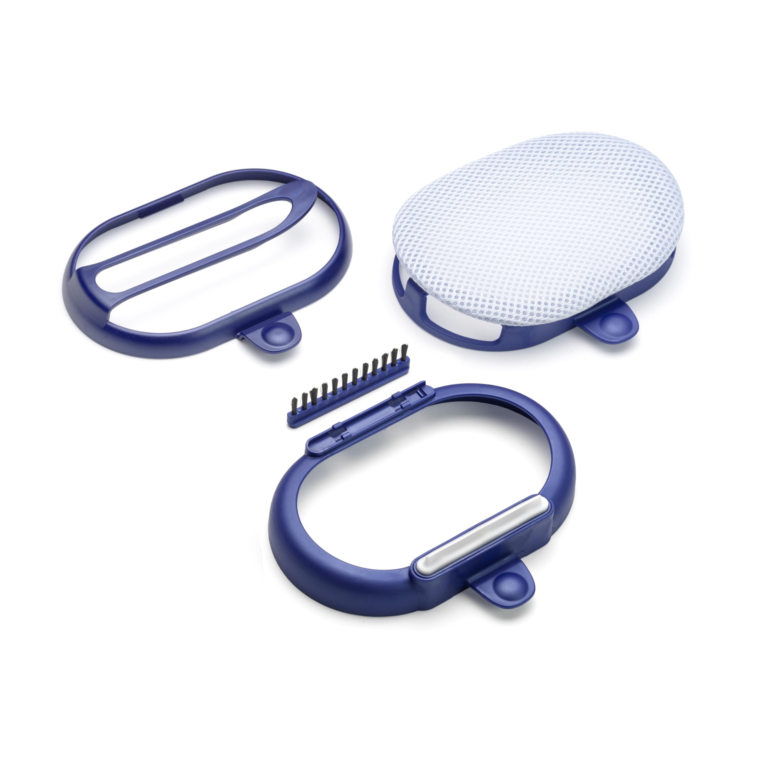 Conair 2-in-1 Steam & Iron Turbo Dampfglätter und Bügeleisen | 4 Einstellungen | Dampfleistung 33g/Min. | 10 Sek. Aufheizzeit | 3 Aufsätze alle Stoffarten | blau/schwarz
