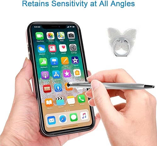 Miniatura 4 de Mavis's Diary Funda con tapa compatible con iPhone 15, funda tipo cartera de piel sintética, funda para teléfono, funda de silicona suave con diseño