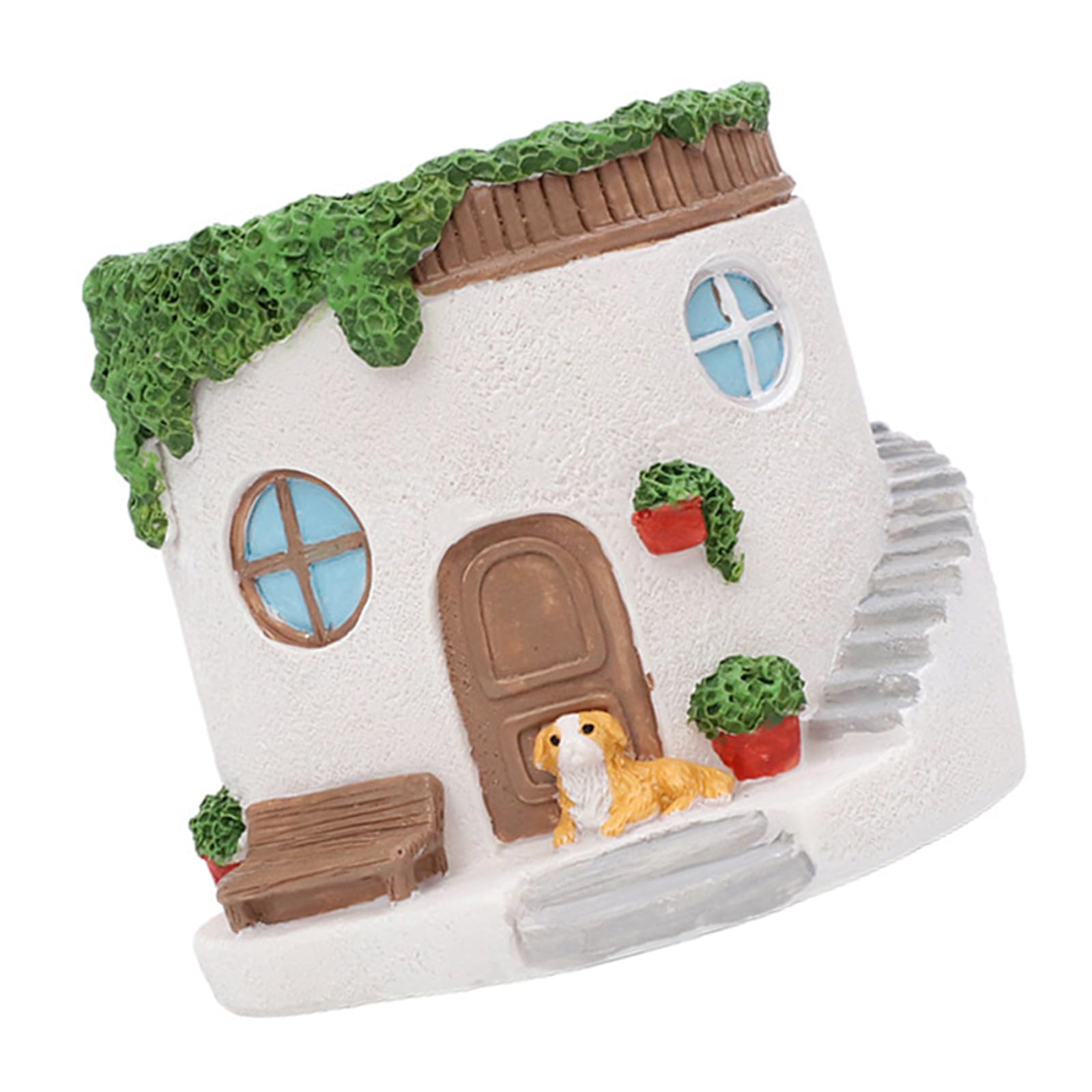 Piceioep Compacts Resins Plant Container Offering Root Space and Craftsmanship Desktop Calming Gardening Accessory Desk Succulents Planter Pots