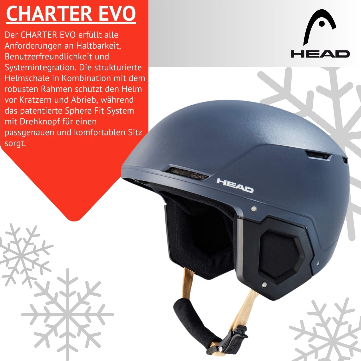 evo mens snowboard helmets HEAD - Charter SR Nightblue Men's Ski/Snow Helmet - Men - Size XS/s Max | 26dB Color:Slayco Matte Blacik/Hi-Viz Yellow Favorite summer crappie fishing delivering both durability and