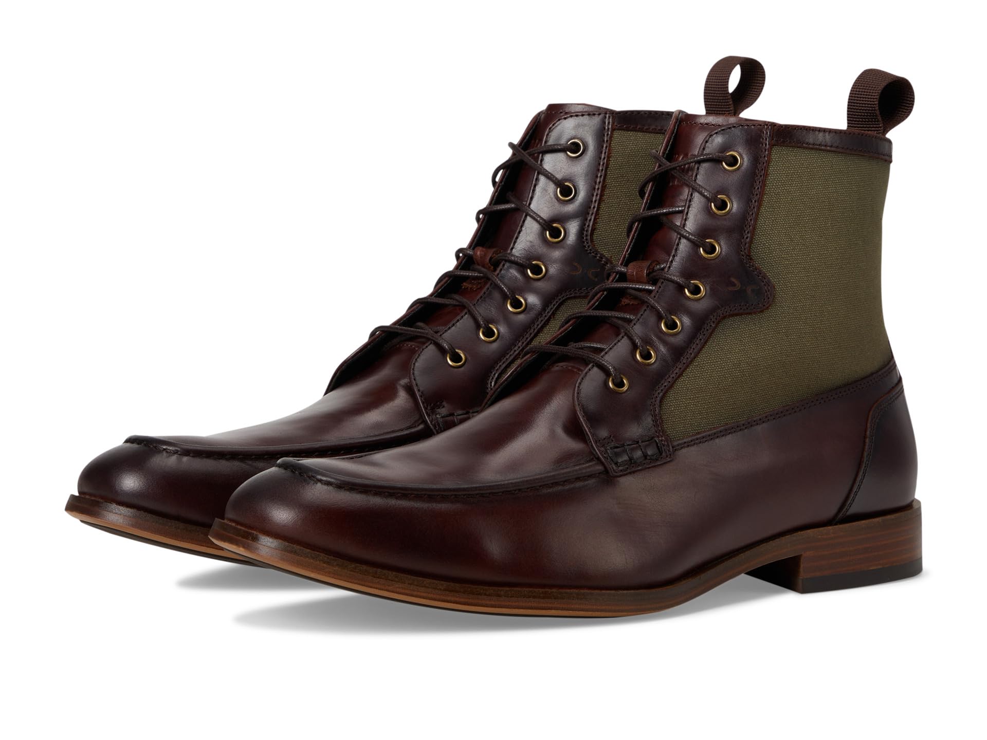 Stacy Adams Men's Brumley Moc Toe Lace Up Boot