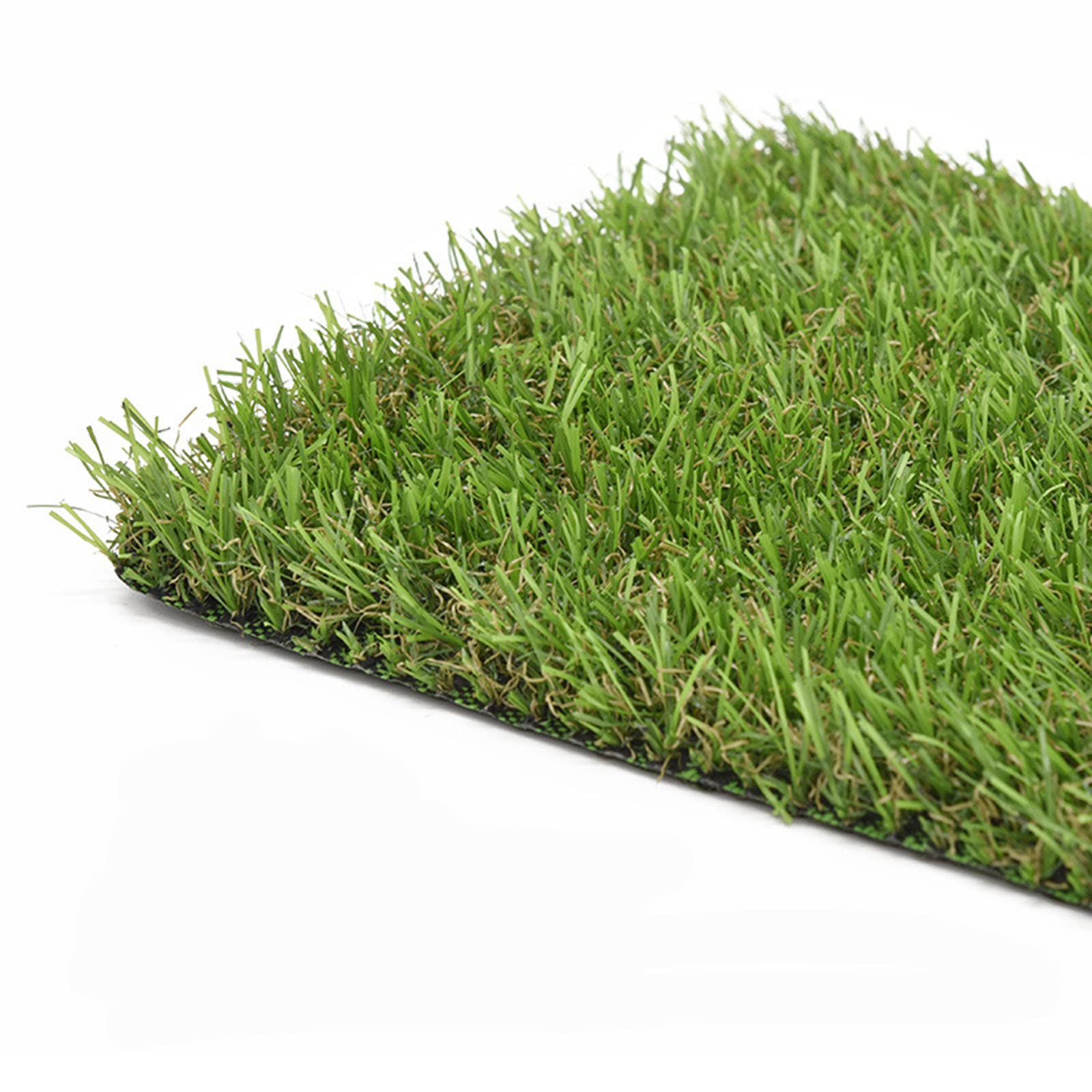 20mm Pile Height Artificial Grass, Artificial Grass Natural and Realistic Looking Fake Lawn Astro Turf, High Density Fake Faux Grass Turf, for Garden Indoor Outdoor Pet Dog Lawn Decor