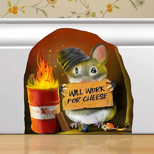 Mouse Reading Book, Wall Decor Sticker Decal, Kids Room, Classroom, Home, Bedroom, Bookcase, Book Lover, of Mice and Men, Children, Adorable,