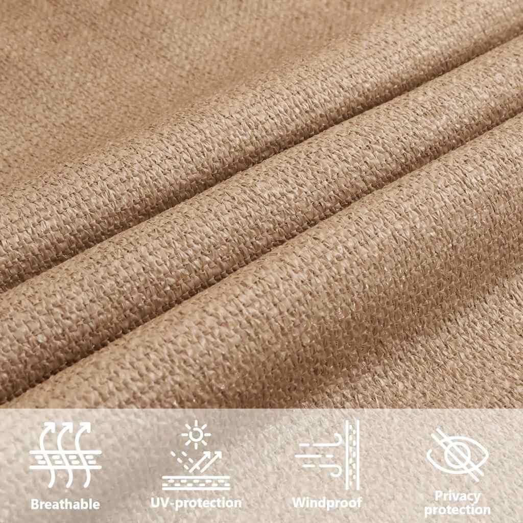 Voile d ombrage 160 g m² Taupe 2,5x3 m PEHD