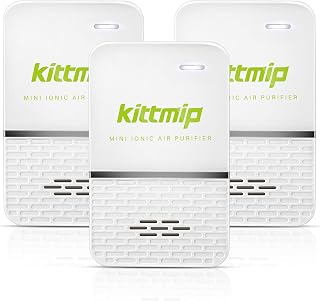 3 Pack Ionizer Air Purifier for Home, USB and Plug in Portable Filterless Mini Air Purifier with Ozone Negative Ion Dual Function for Bathroom Bedroom Kitchen to Remove Smog Pet Toilet Smells