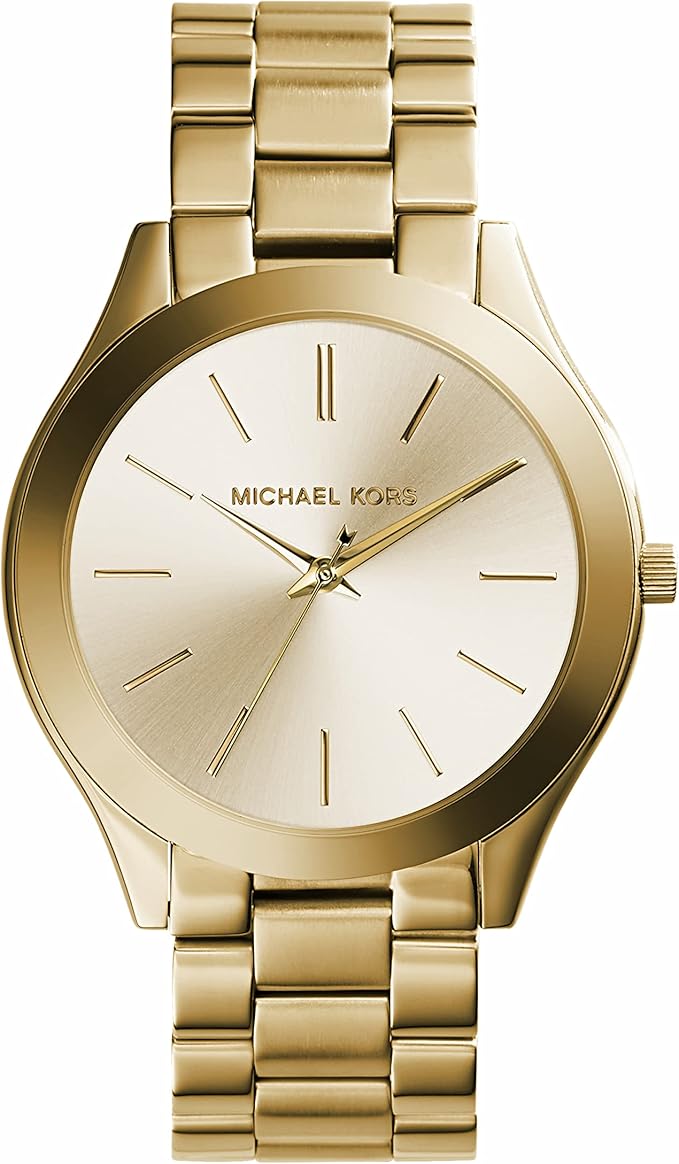 Michael Kors Women's Slim Runway Three-Hand Stainless Steel Quartz Watch