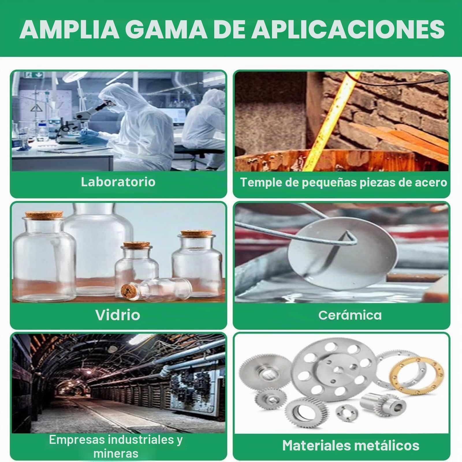 Horno Eléctrico Digital 1500W - Máx. 800°C para Cerámica, Alfarería y Fundición de Joyas, Horno para Estudio Doméstico con Guantes y Herramientas, Cámara 15x15x20cm