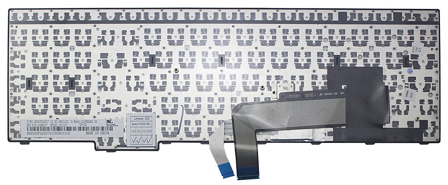 TASTIERA USA PORTATILE LENOVO THINKPAD T480 ORIGINALE 01HX379 - Foto 12