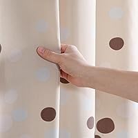 Vista 25 de Seville Farmhouse - Cortina de ducha moderna con estampado de rayas de poliéster, color amarillo, impermeable, cortina de baño, pequeña, 54 pulgadas