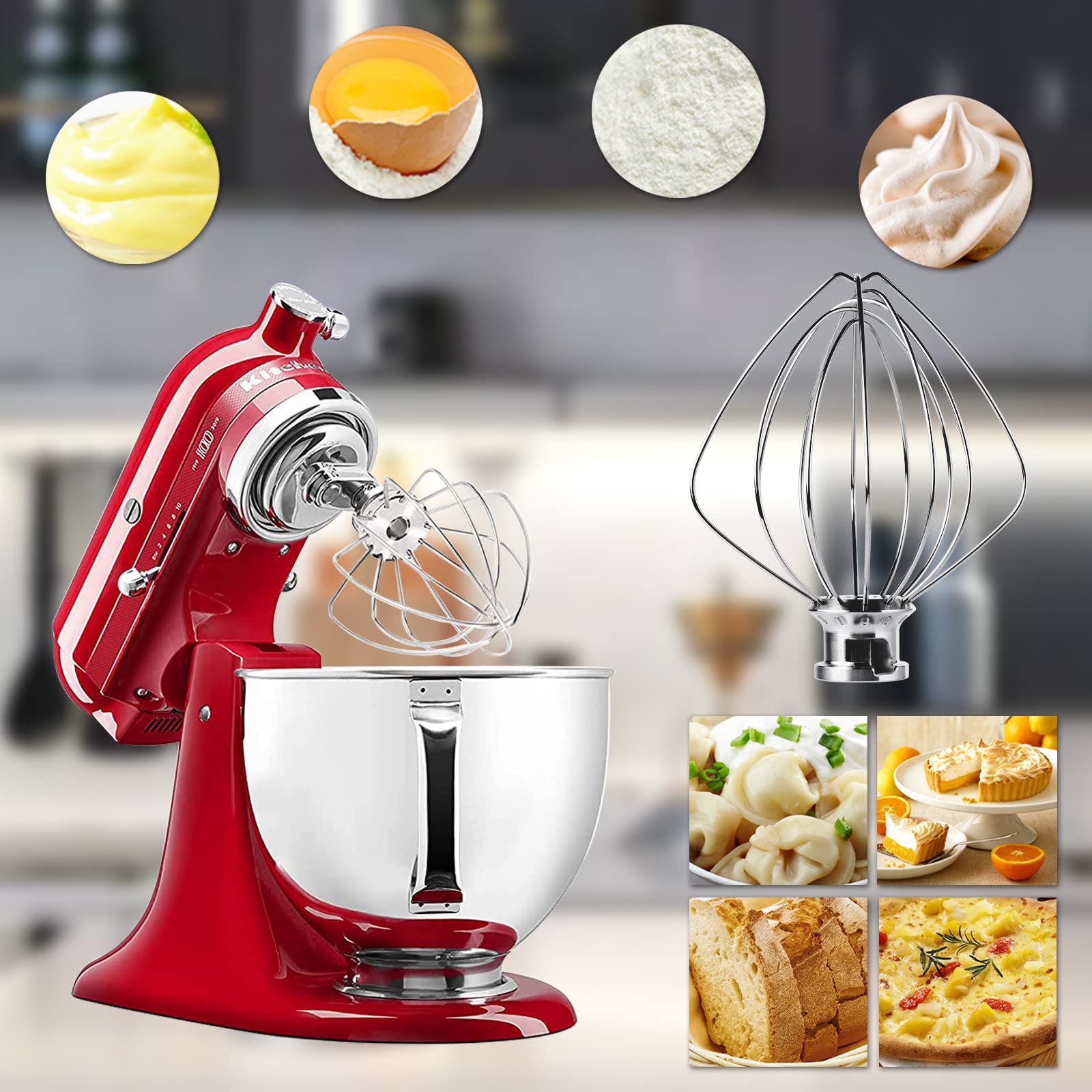 キッチンエイド スタンドミキサーKSM7、8用 11本ワイヤーホイップ 2 キッチンエイド スタンドミキサーKSM7、8用 11本ワイヤーホイップ 2