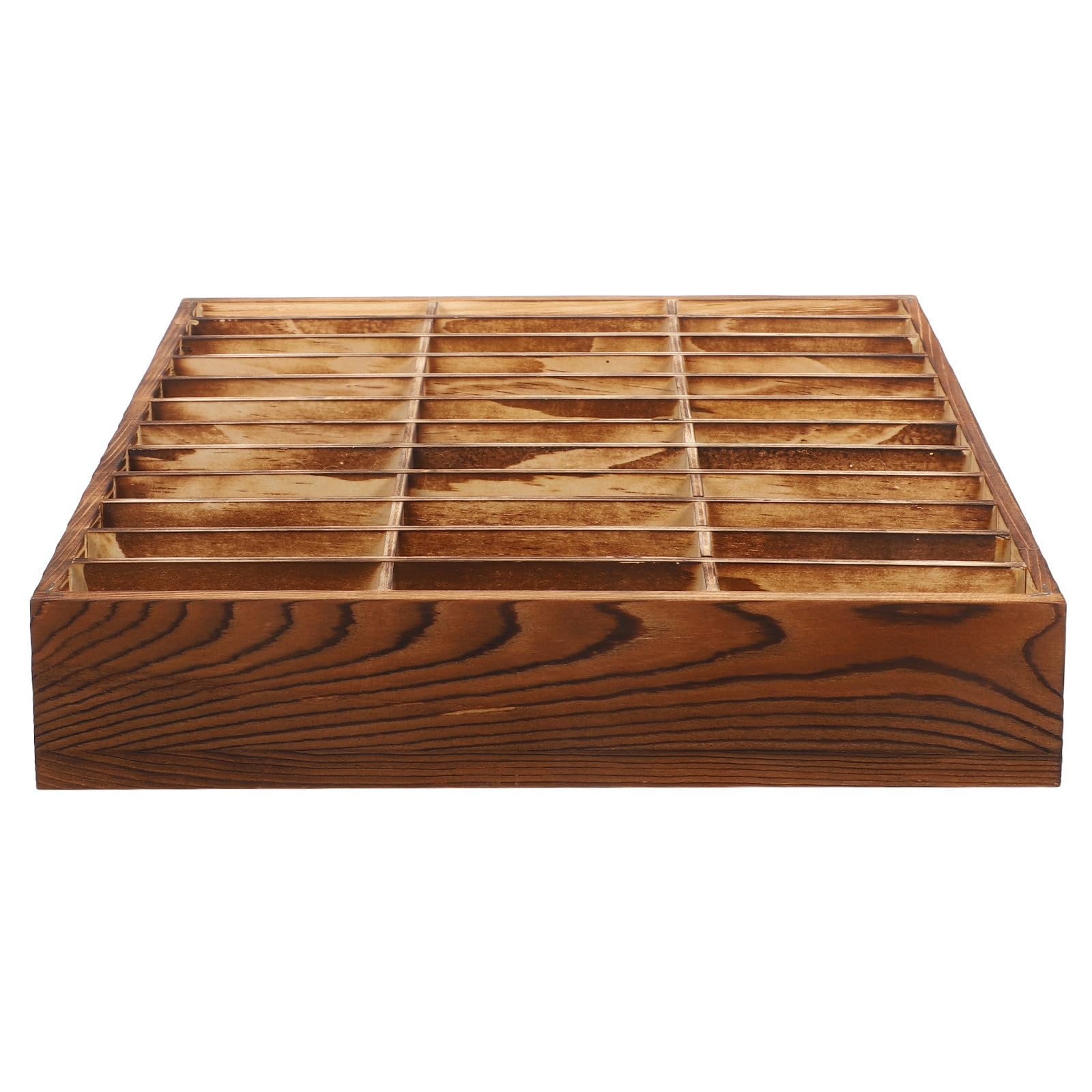 Caja Organizadora de Madera 36 Ranuras para Teléfono Móvil de Escritorio