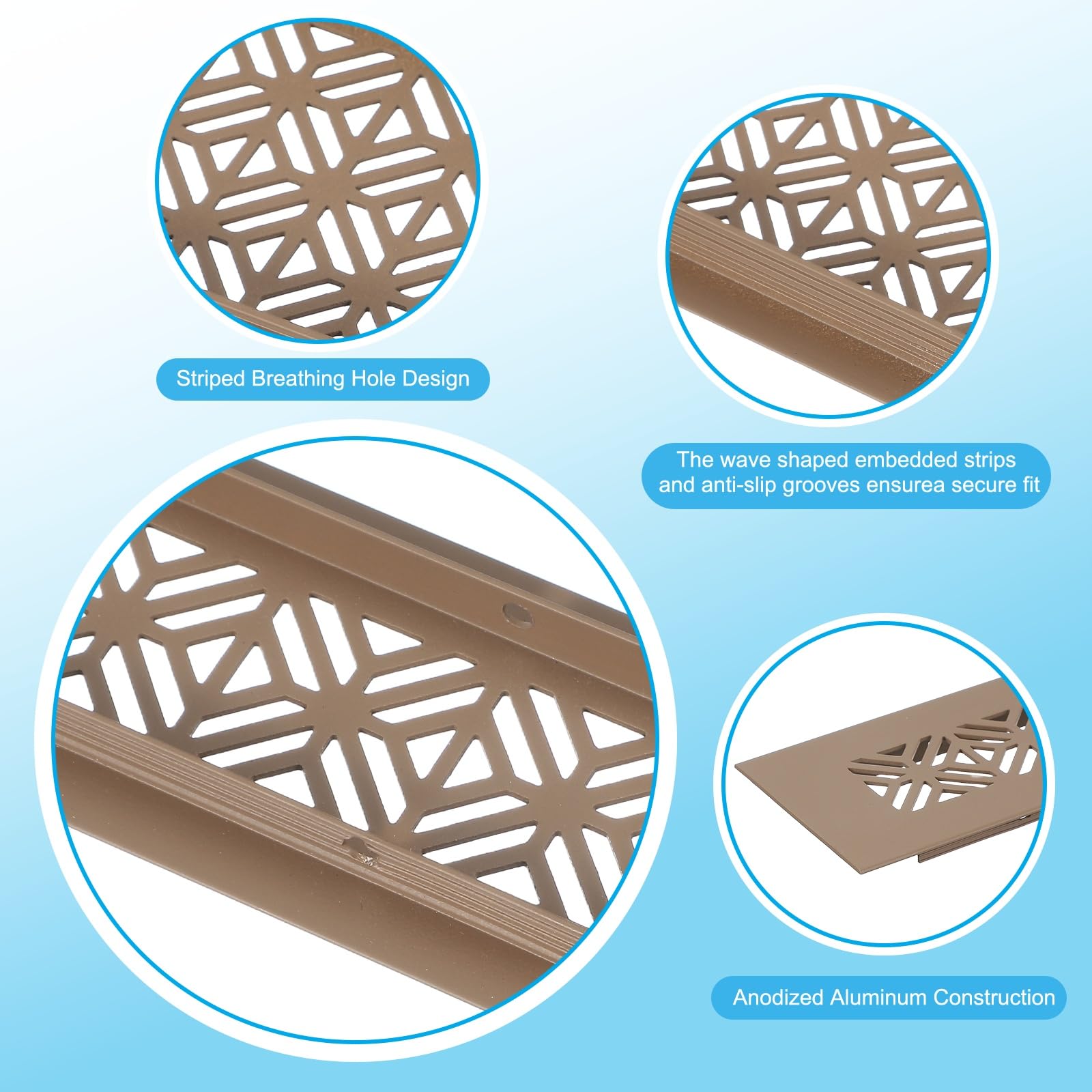 PATIKIL 8 x 2 Inch Door Air Vent Cover - Image 4
