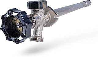 Midline Valve 84323 Sillcock Pipe Chrome Plated Brass Body Frost Anti-Siphon with Integral Vacuum Breaker 1/2 inch MIP/Sweat Connection and 3/4 inch Hose Bib, 10