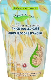 Splendor Garden Organic Gluten Free Thick Rolled Oats - 908 g