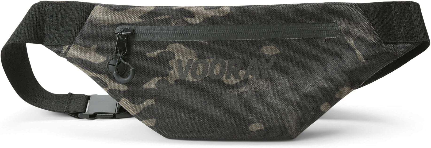 Water Resistant Stretch-Fit Active Fanny Pack for Running, Biking, Hiking, and Gym, Abstract Camo, One size