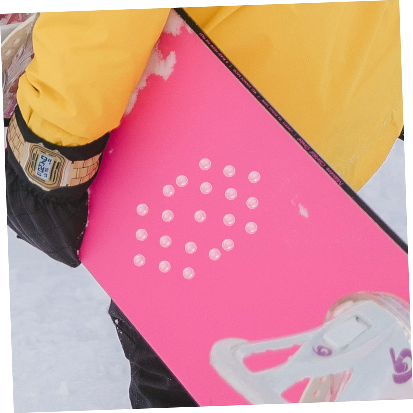 Sosoport 15fogli Tappetini Antiscivolo per Snowboard Adesivi per Scarpe Invernali e attività all Facile Installazione e Adesività