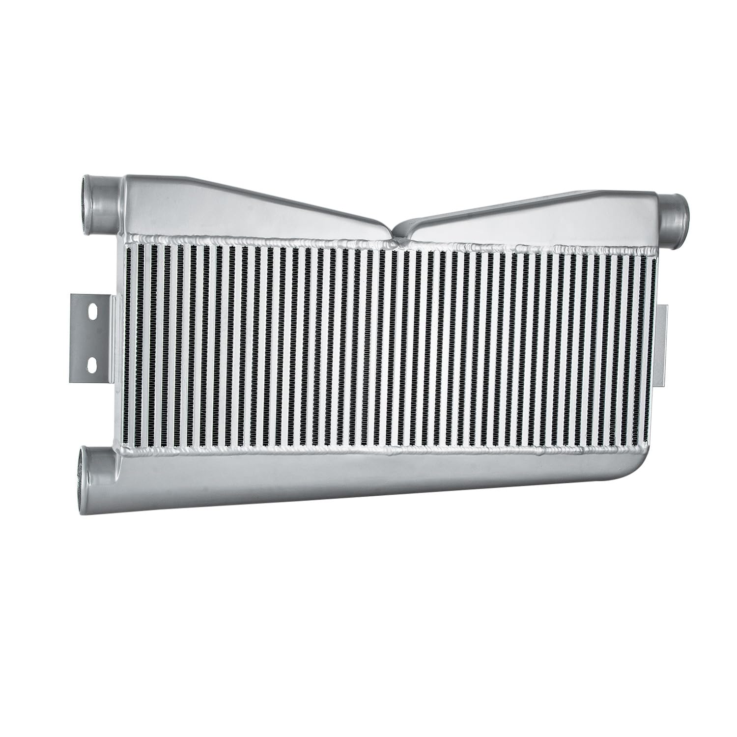 Intercooler doppio turbo universale 61 x 22,9 x 8,9 cm, barra e piastra personalizzata (2 in/1 out) SL