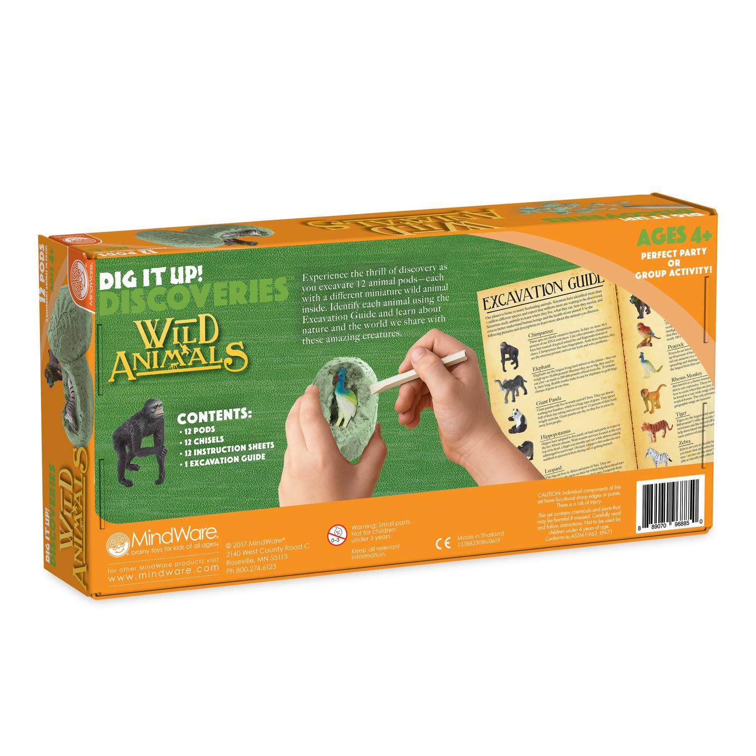 MindWare Dig It Up! (Wild Animals Dig Kit) - Image 8