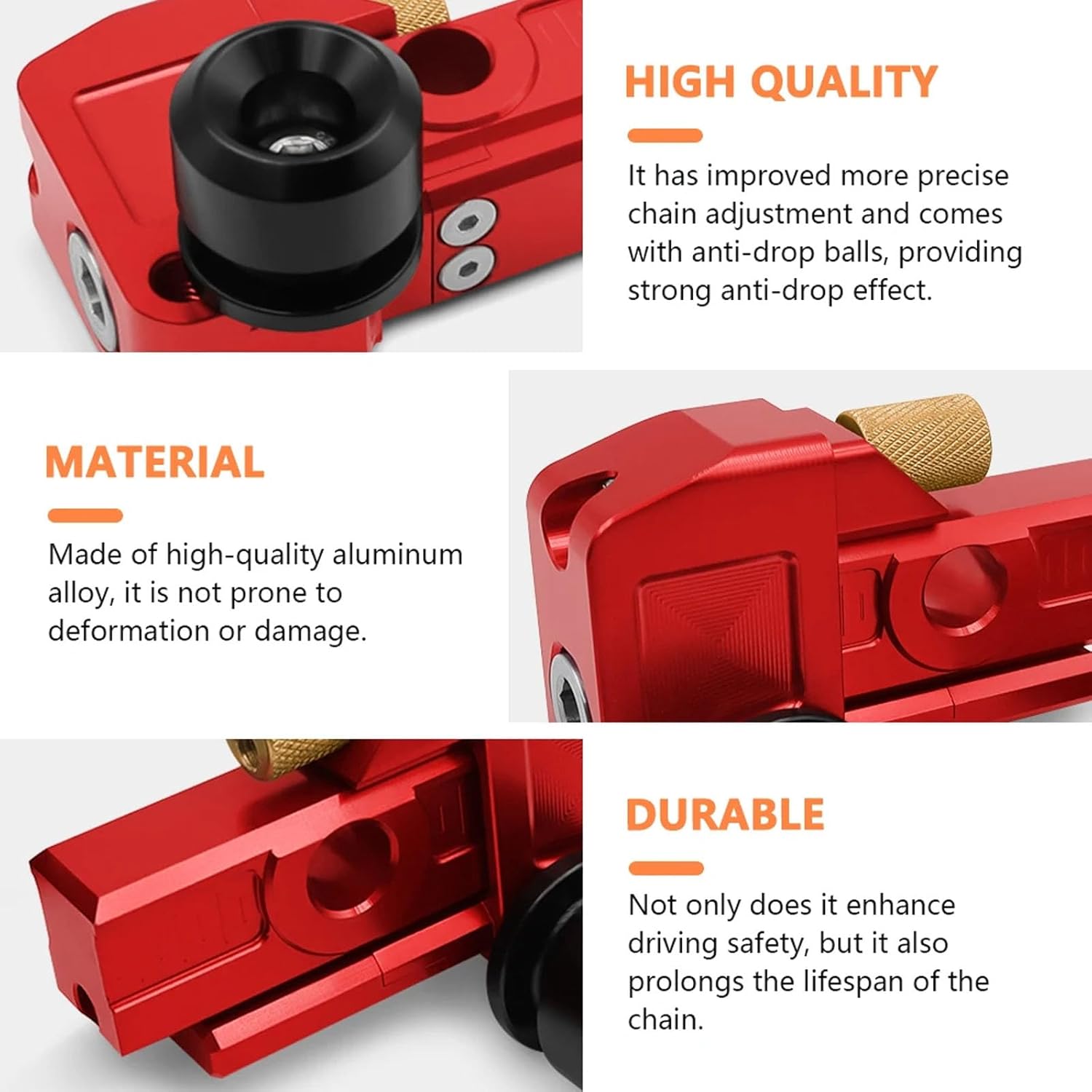 For 2025 DAX125 MSX125 GROM 125 MSX125SF CHAIN ADJUSTER Cotton Reels 2022 2023 2024 accessories dax125 msx125 grom 125 msx125sf (black)