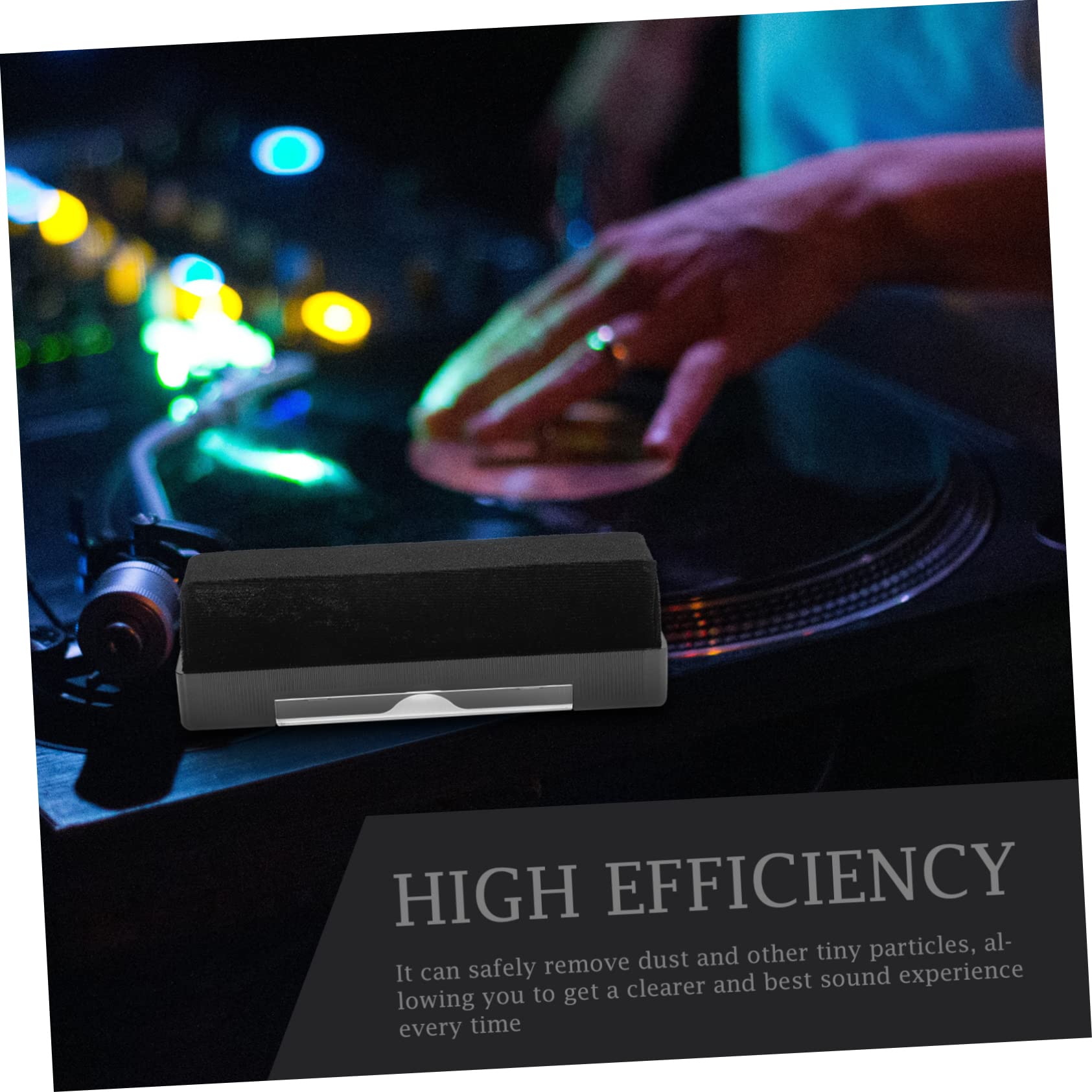 HEMOTON 4 Set Spazzola Per La Pulizia Dischi Spazzola Per La Pulizia Del Giradischi Detergenti Per Lenti Rimozione Di Record Antistatico Album Fotografico Cura Più Chiaro Plastica