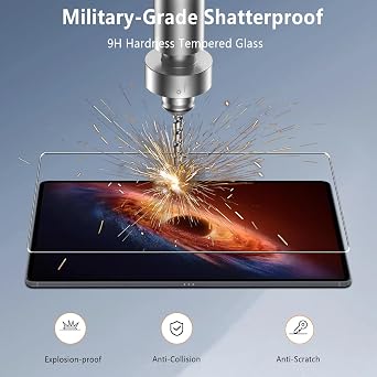 2 Pack Tempered Glass for Honor Magic Pad 4 12.3 Inch Screen Protector, 9H Hardness HD Screen Protector Film Compatible with Honor Magic Pad 4, Anti Scratch Bubble-Free Ultra Resistant