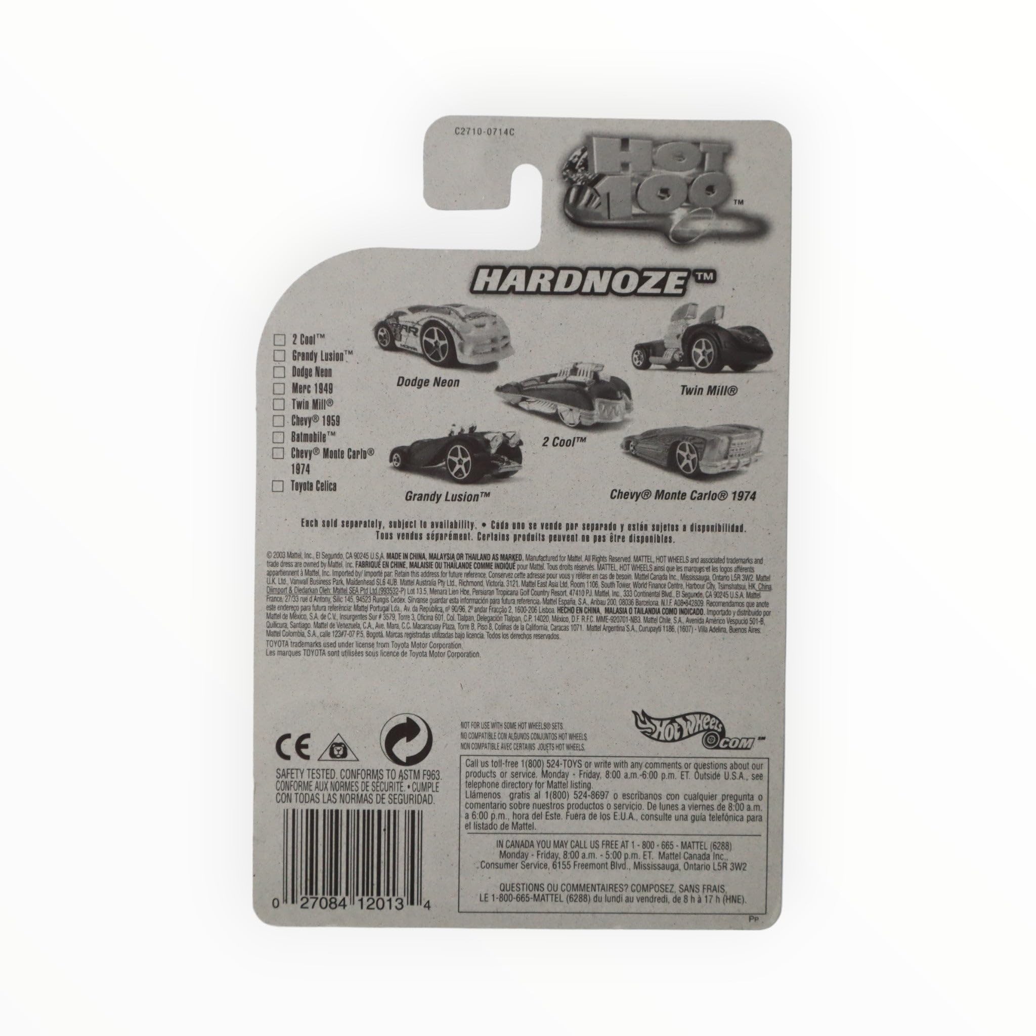 Amazon.com: Hot Wheels Hardnoze Toyota Celica : Toys & Games