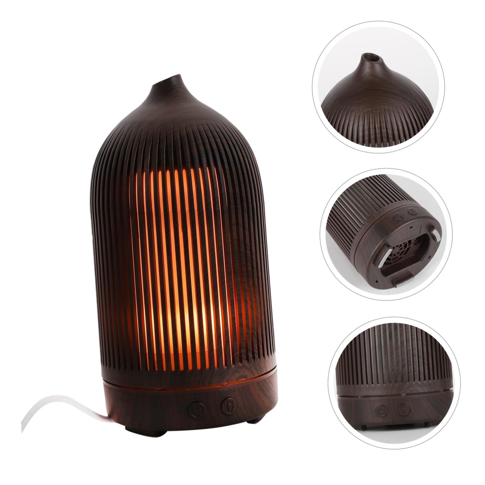 Difusor de Aroma USB 5v Mini Humidificador de Mesa Negro
