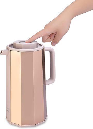 Miniatura 5 de Zojirushi AH-EAE10NA - Jarra de vidrio al vacío, 1.0 litros, color dorado