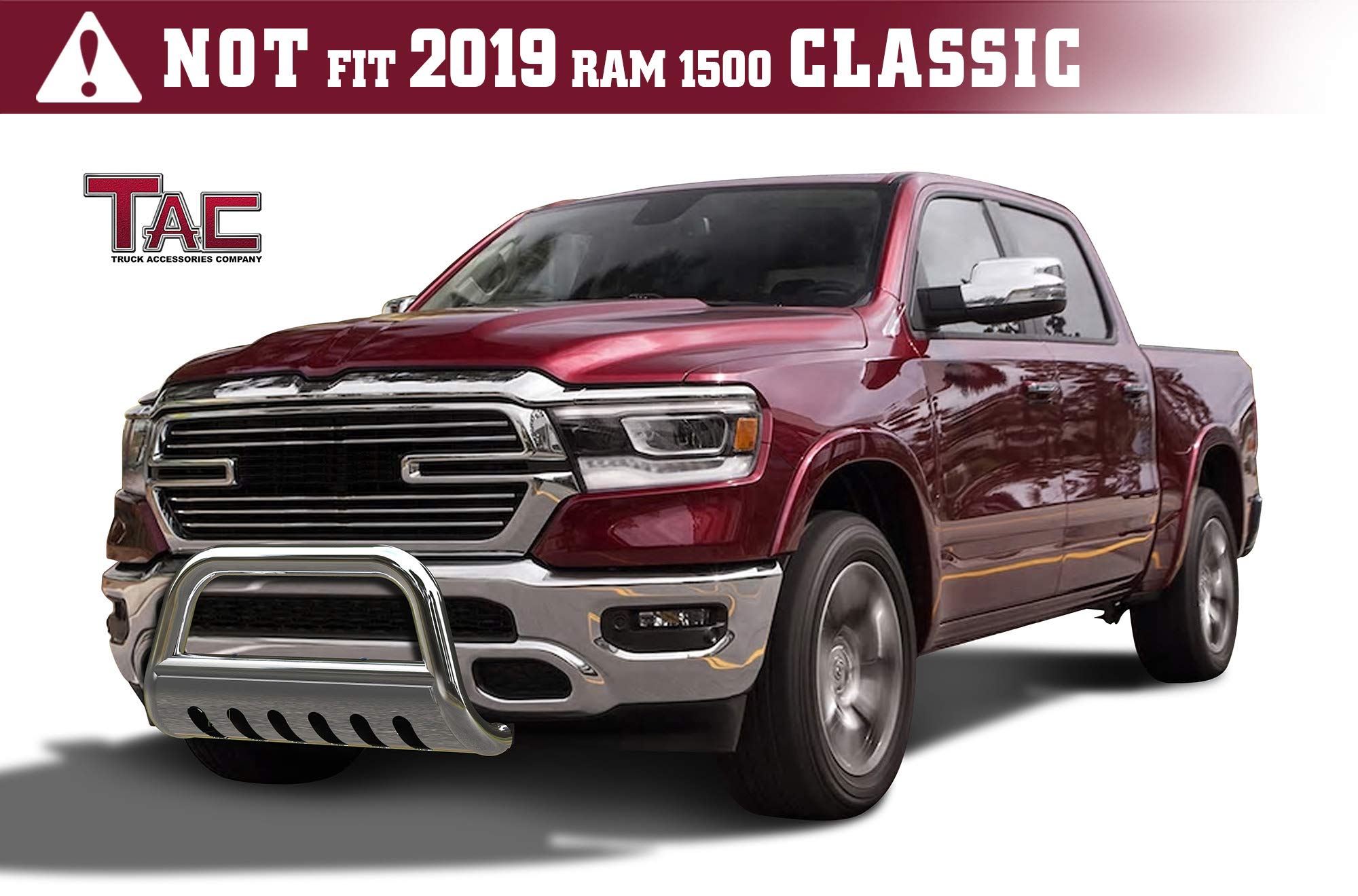 TAC Bull Bar Fit 20192022 RAM 1500 (Exclude Rebel&TRX trims/20192023
