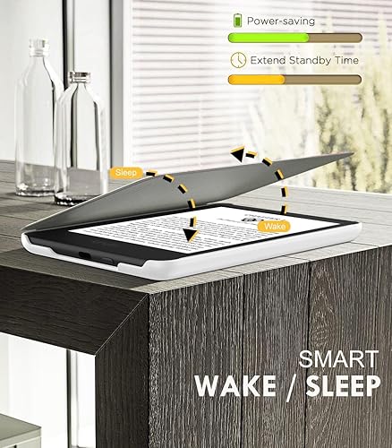 Miniatura 6 de MoKo Funda compatible con Kindle de 6" (11. generación-2022), carcasa ligera con encendidoapagado automático para Kindle 2022 11 generación