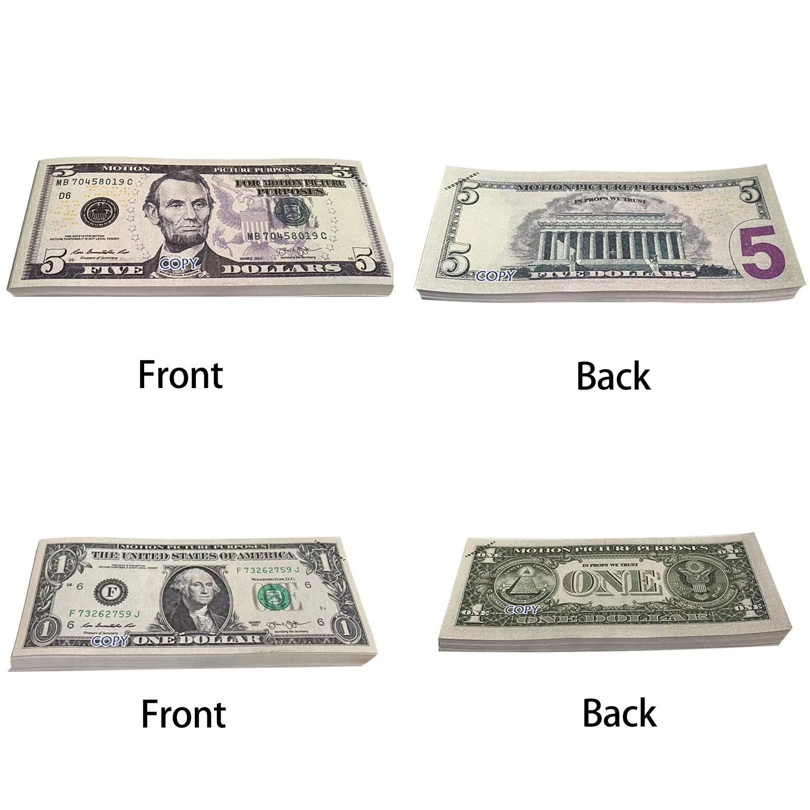 Amazon.co.jp: アメリカ通貨 紙幣セット 英語玩具 お金 マネー ドル マネーキット おもちゃ 模型セット ($5+$1) : おもちゃ