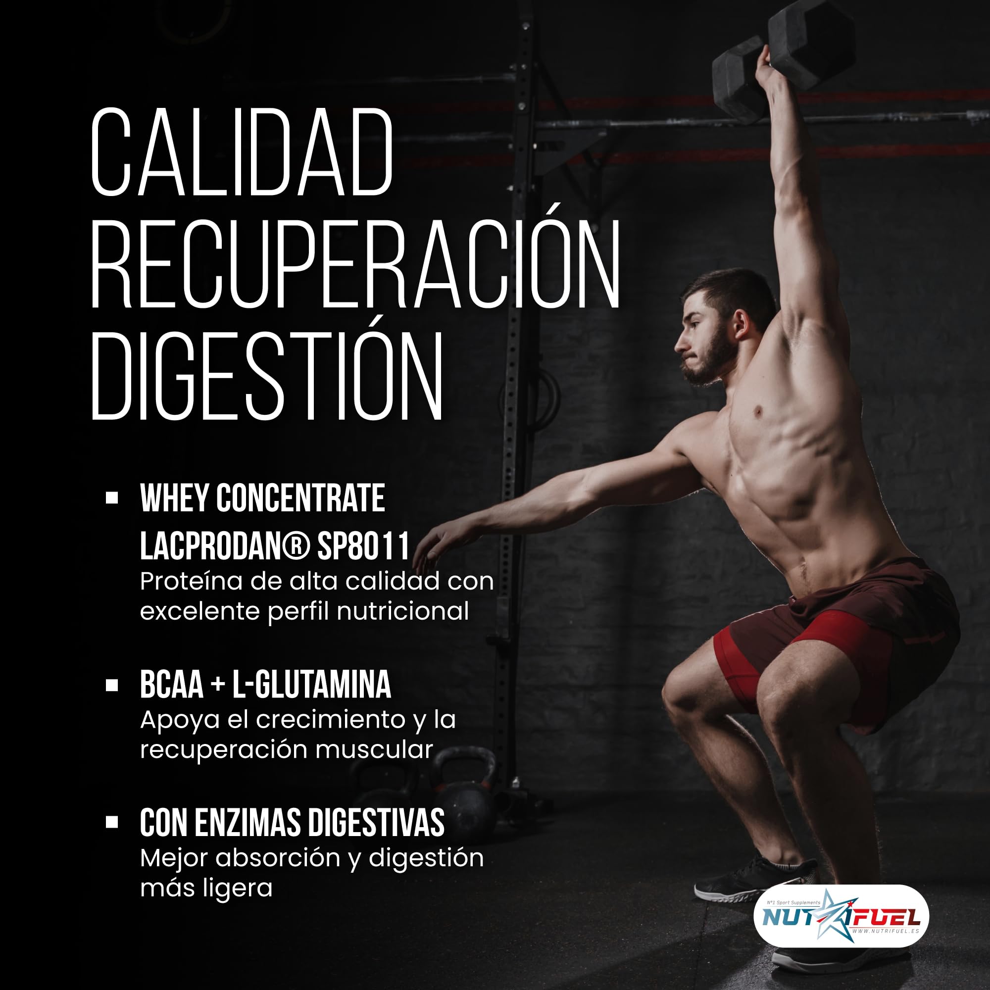 Proteina Whey Protein En Polvo Con BCAA L Glutamina Enzimas Digestivas Digezyme Proteinas Whey Suero Recuperacion Muscular Post Entrenamiento Fitness Gym Proteina Yogurt Fresa
