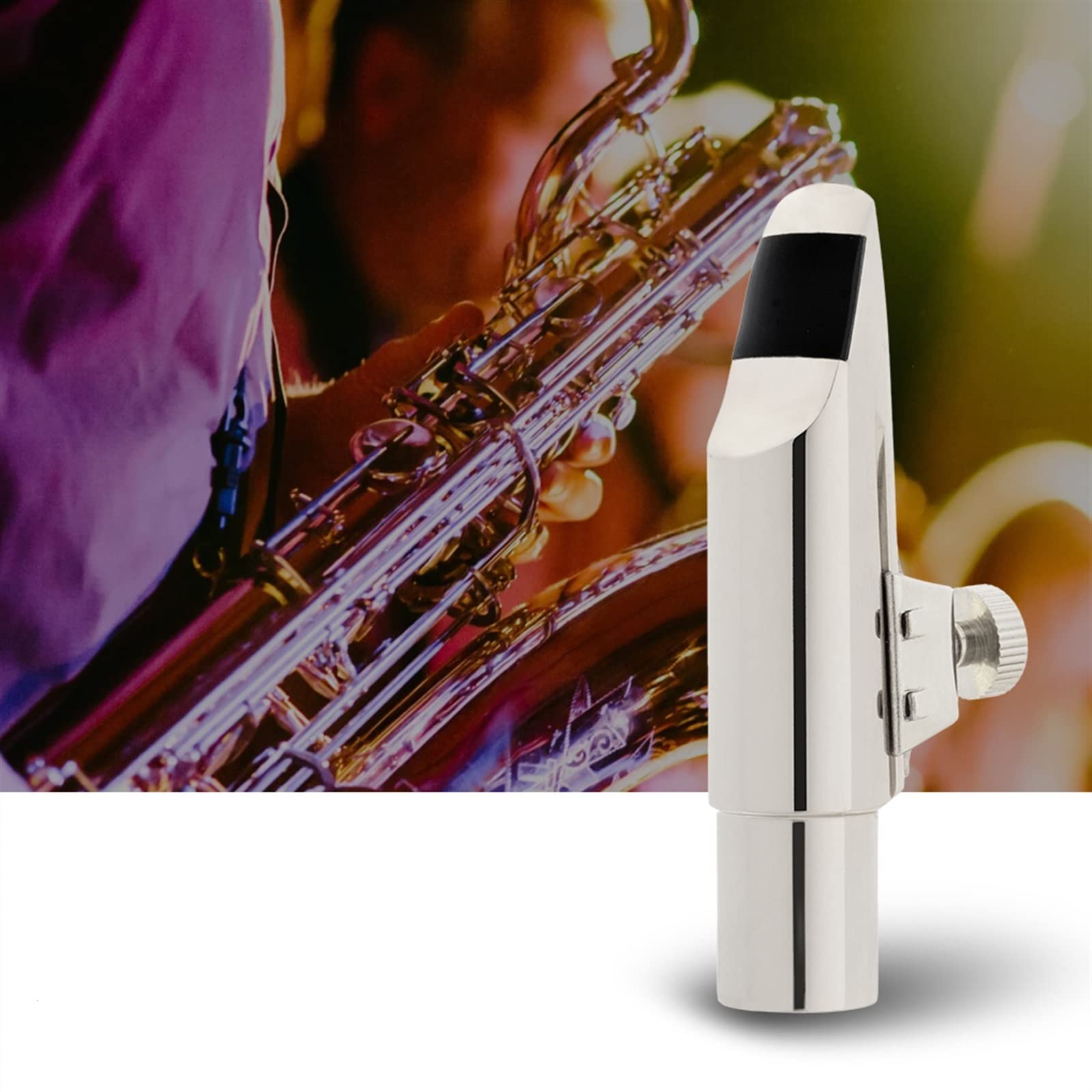 TSTS Boquilla De Saxofón Alto Boquillas De Saxofón Alto Boquilla De Saxofón Alto Chapada En Plata Accesorios de repuesto para saxofón
