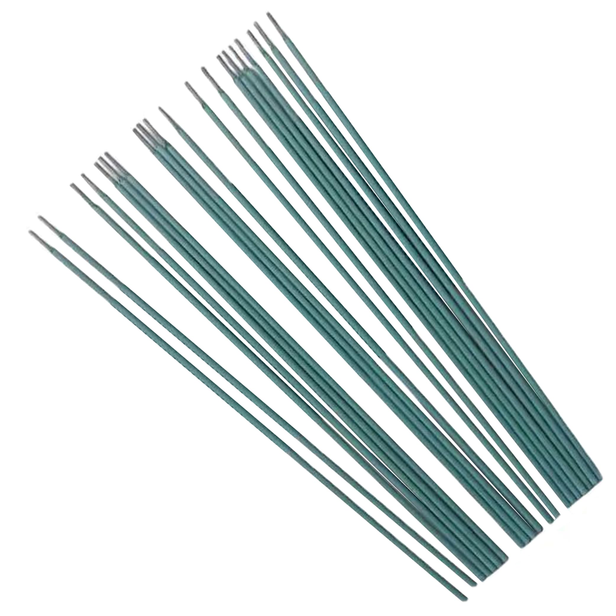 20PCS 2.0mm Ultra-Thin Green Coated Carbon Steel Welding Rods, Welding Sticks Electrodes for Thin Metal, Arc, DIY Repair, Auto Body