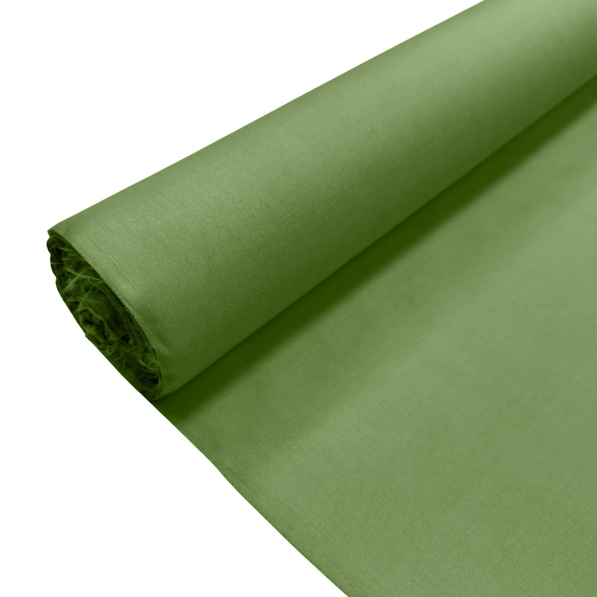 Sage Plain Polycotton Fabric Dress Craft Poly Cotton Material | 3 Metre (300cm x 112cm) | Soft Poly Cotton for Sewing, Dressmaking, Crafts, Bunting & Lining