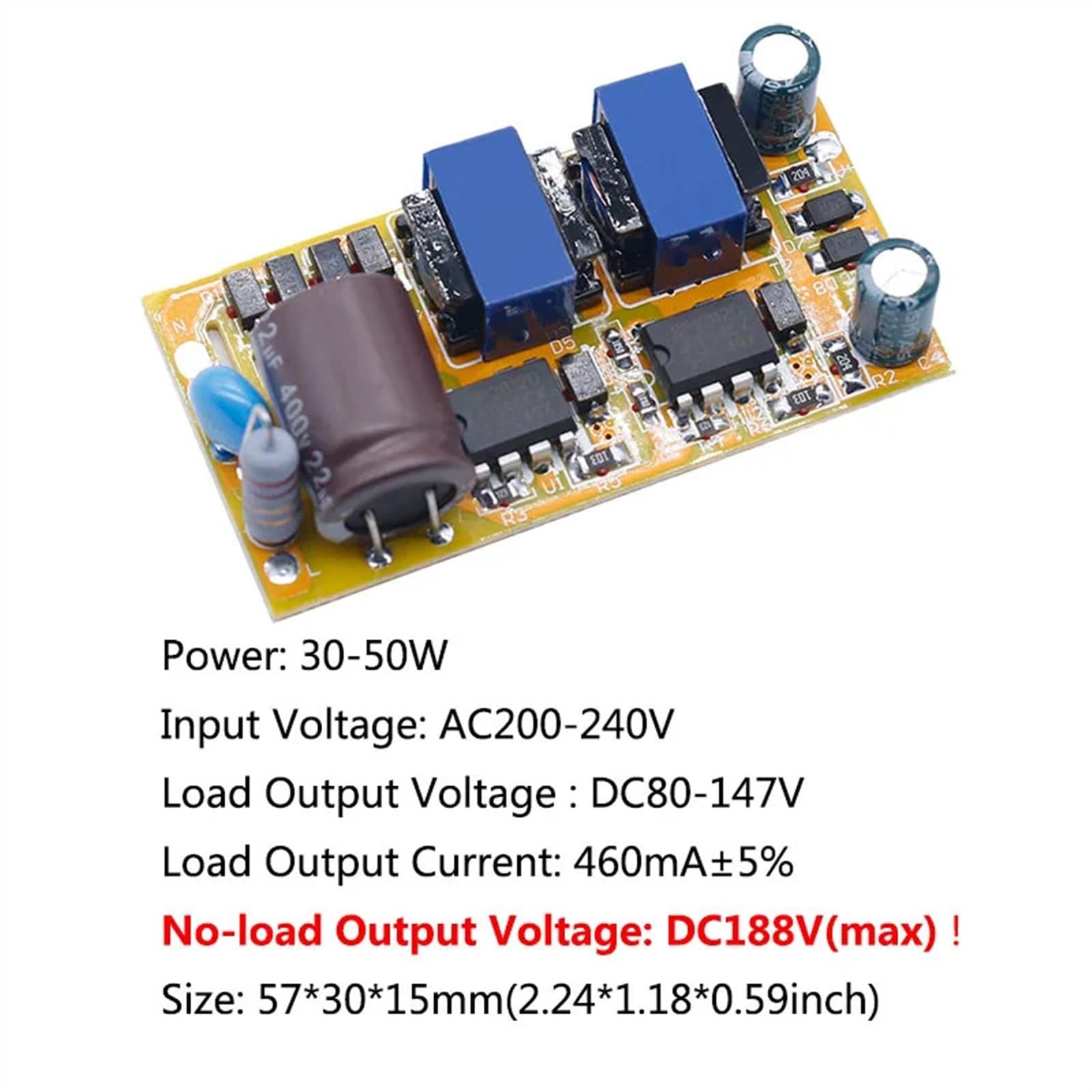 IDGTTLDF LED Driver 30-50W 460mA 60-80w 600mA With Case Panel