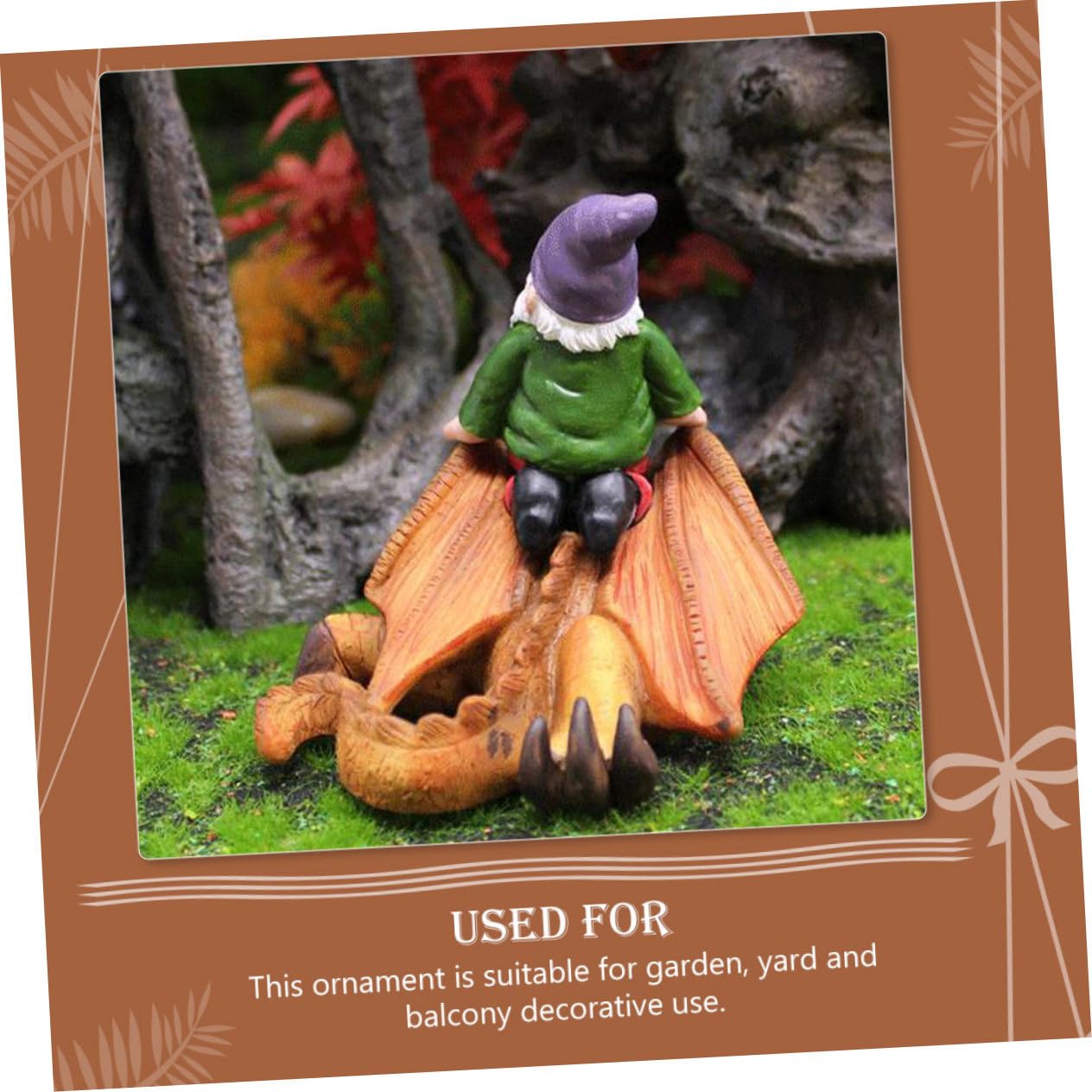 Abaodam 2 Pièces GNOME Décoratif pour Jardin Ornement Jardin Décoration Extérieure Unique