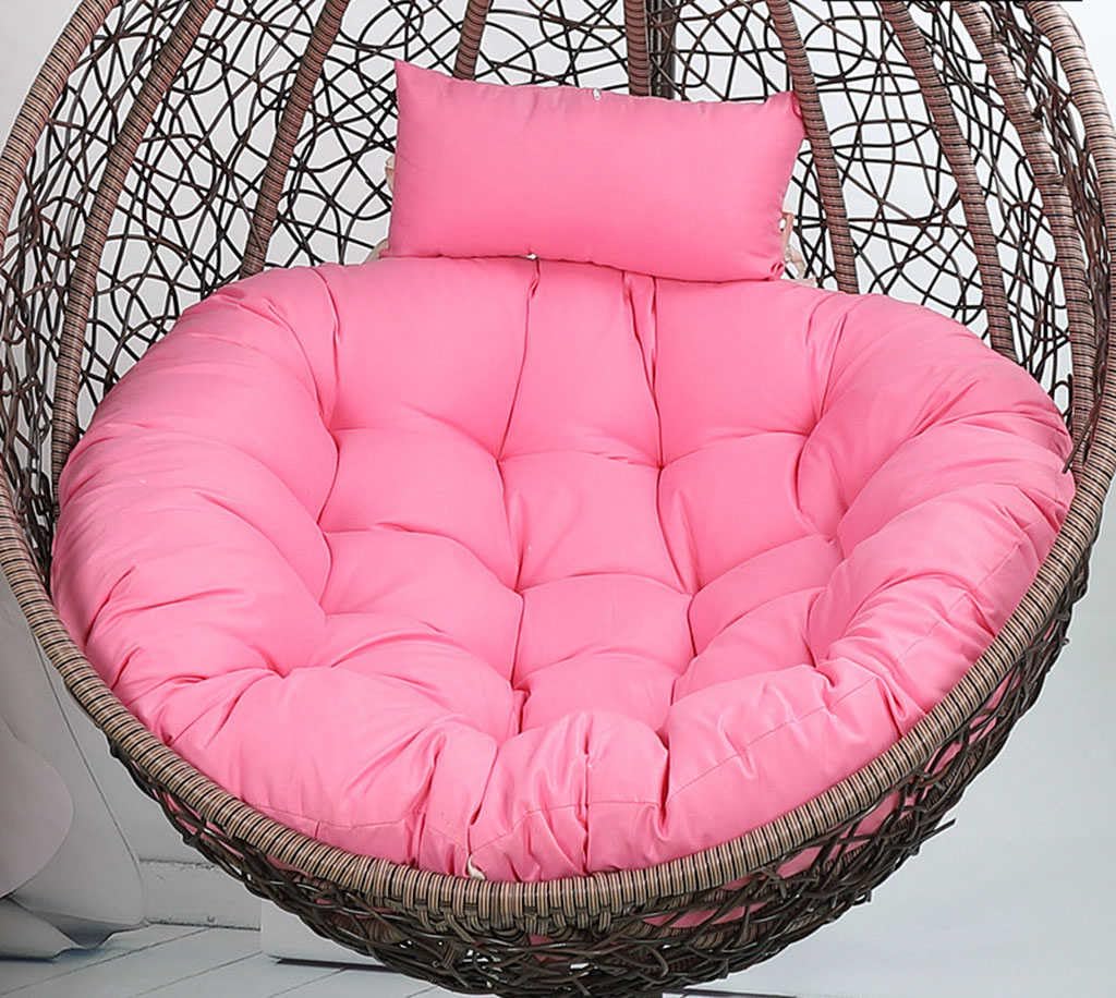 LXJBBD egg Garden Chair Cushion - Washable Hanging Mat Pads Replacement, Indoor Outdoor Swing Chair Cushion