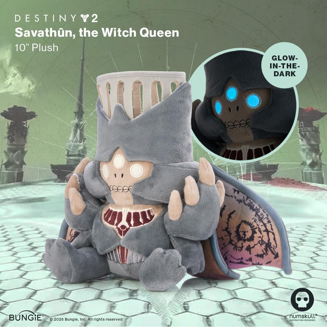 Numskull Official Destiny 2 Savathûn Plush – The Witch Queen Soft Collectible Toy – Destiny 2 Game Merchandise