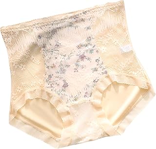 [Bebemax] 高腰レースパンティー 綿裆付き 収腹ヒップアップ設計 フラワープリント 大人女性の日常使い 通気性 ナチュラルテイスト オフィスにも対応 女性用下着（M/L/XL）