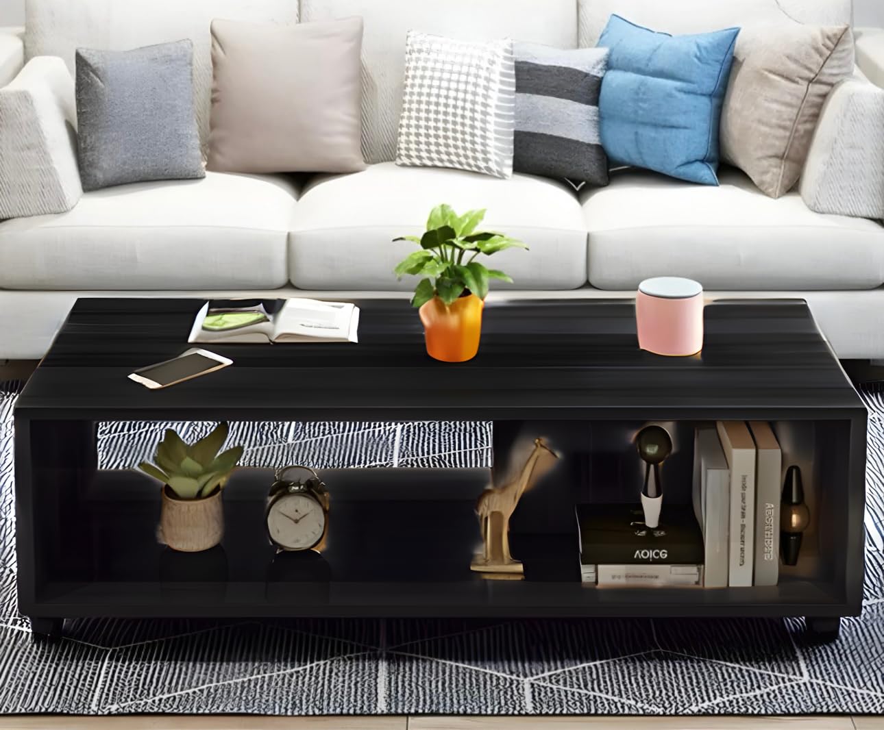See full amazon price history chart for MATTERHORN Wooden Coffee Table, Centre Table, Drawing Room Table, Tea Table with Wheels and Shelf for Storage (DIY, 80 x 40 x 40 cm, MOCT-92101V) (Walnut Black) MATTERHORN Wooden Coffee Table, Centre Table, Drawing Room Table, Tea Table with Wheels and Shelf for Storage (DIY, 80 x 40 x 40 cm, MOCT-92101V) (Walnut Black) (B0D9HBBCMK) Amazon Price History, Amazon Price Tracker