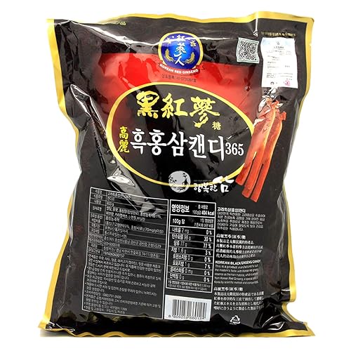 Miniatura 4 de LENITH HongSamIn Korean Panax Negro Rojo Ginseng 365 Candy 270g (9.52 oz)