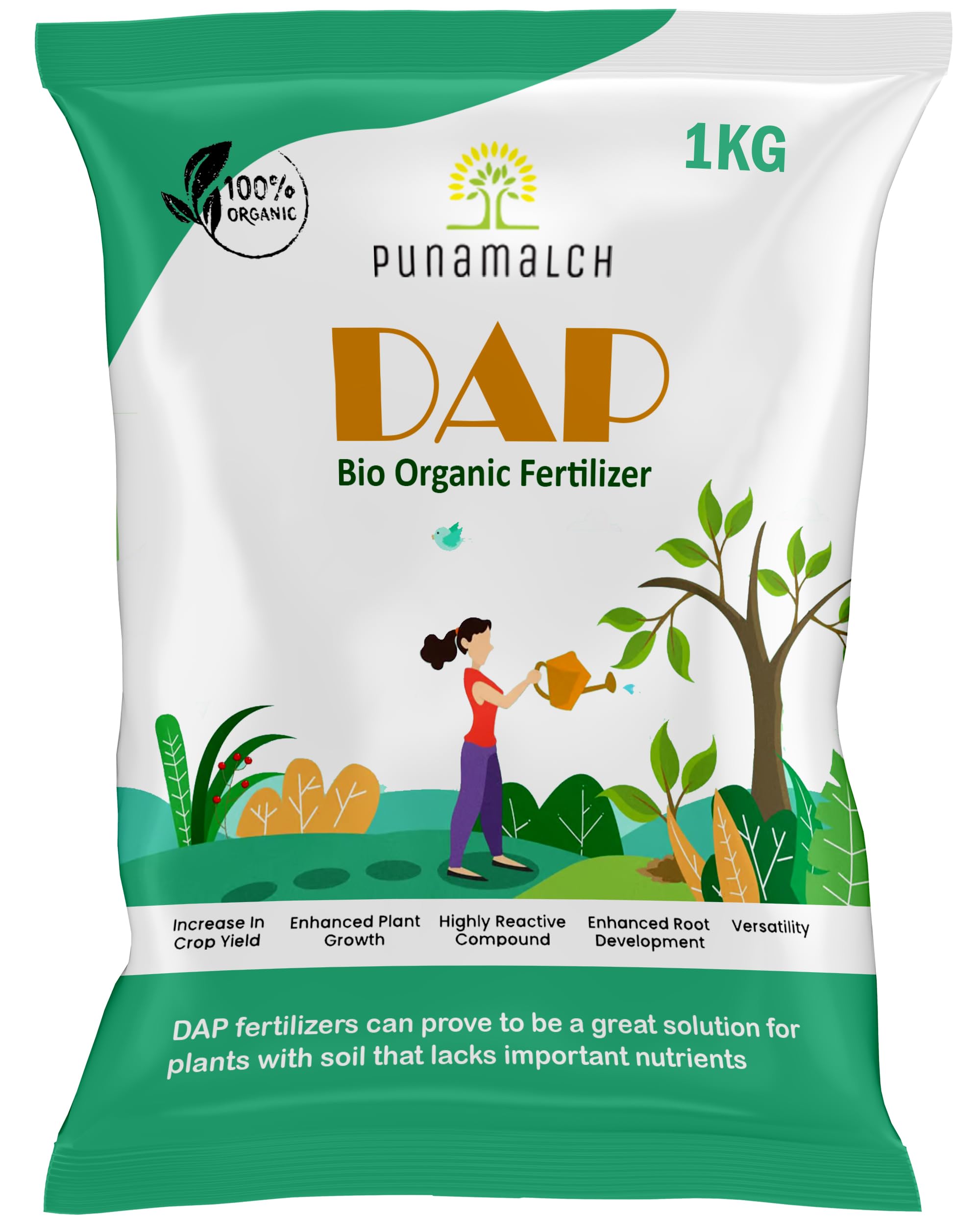 PUNAMULCH Organic Dap Fertilizers for Plants, Organic DAP Fertilizer for Crops, All Purpose Bio DAP Fertilizer for Home Plants & Gardening (1 kg Dap) (B0CYP9R8CC) Amazon Price History, Amazon Price Tracker