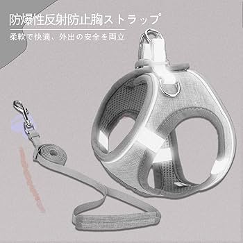 Amazon | Tanzedzm ペット 犬 猫用ハーネス 胴輪 小型犬 猫用