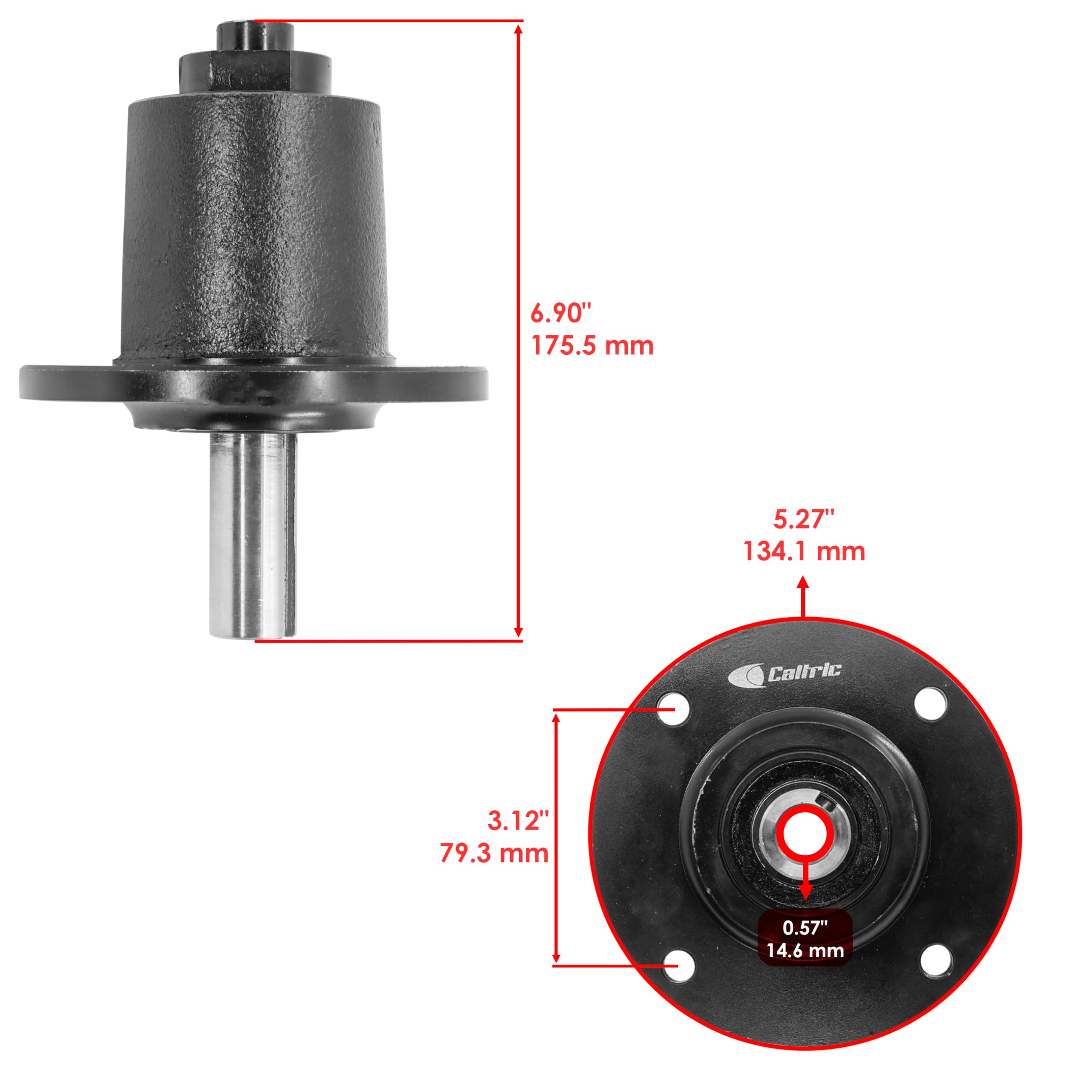 Amazon.com : Caltric Spindle Assembly Compatible with Bobcat ZT200