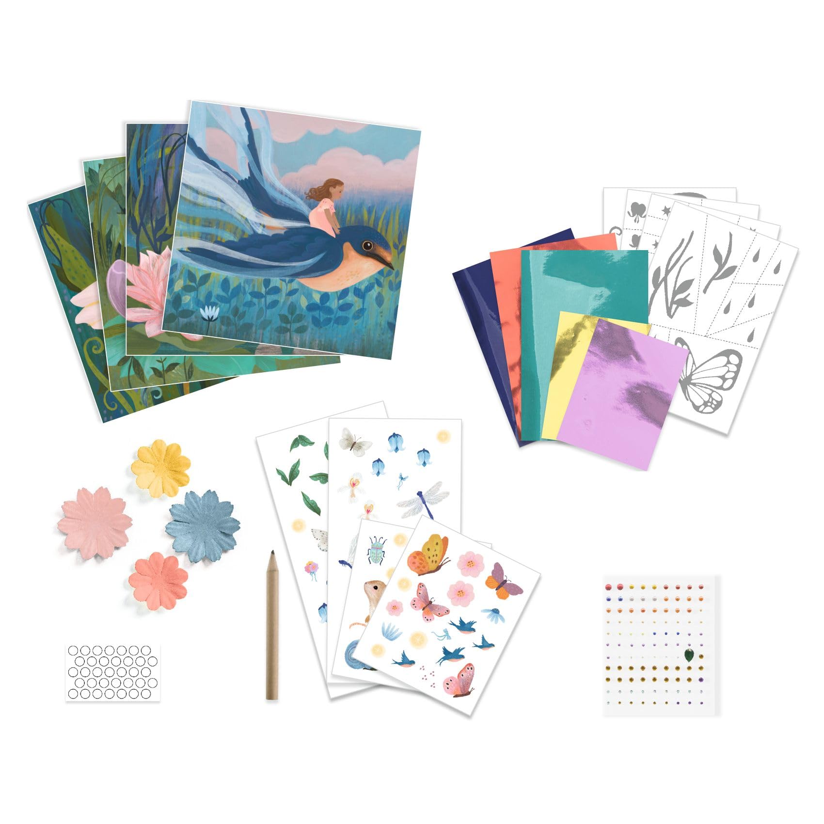 Djeco DJ09429 Coloriage Tale Thumbellina