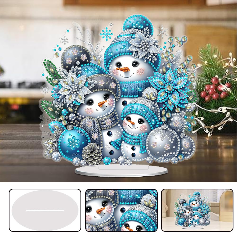 Weihnachten Diamond Painting Tischdekoration – DIY Diamantbild Mit Weihnachtsmann