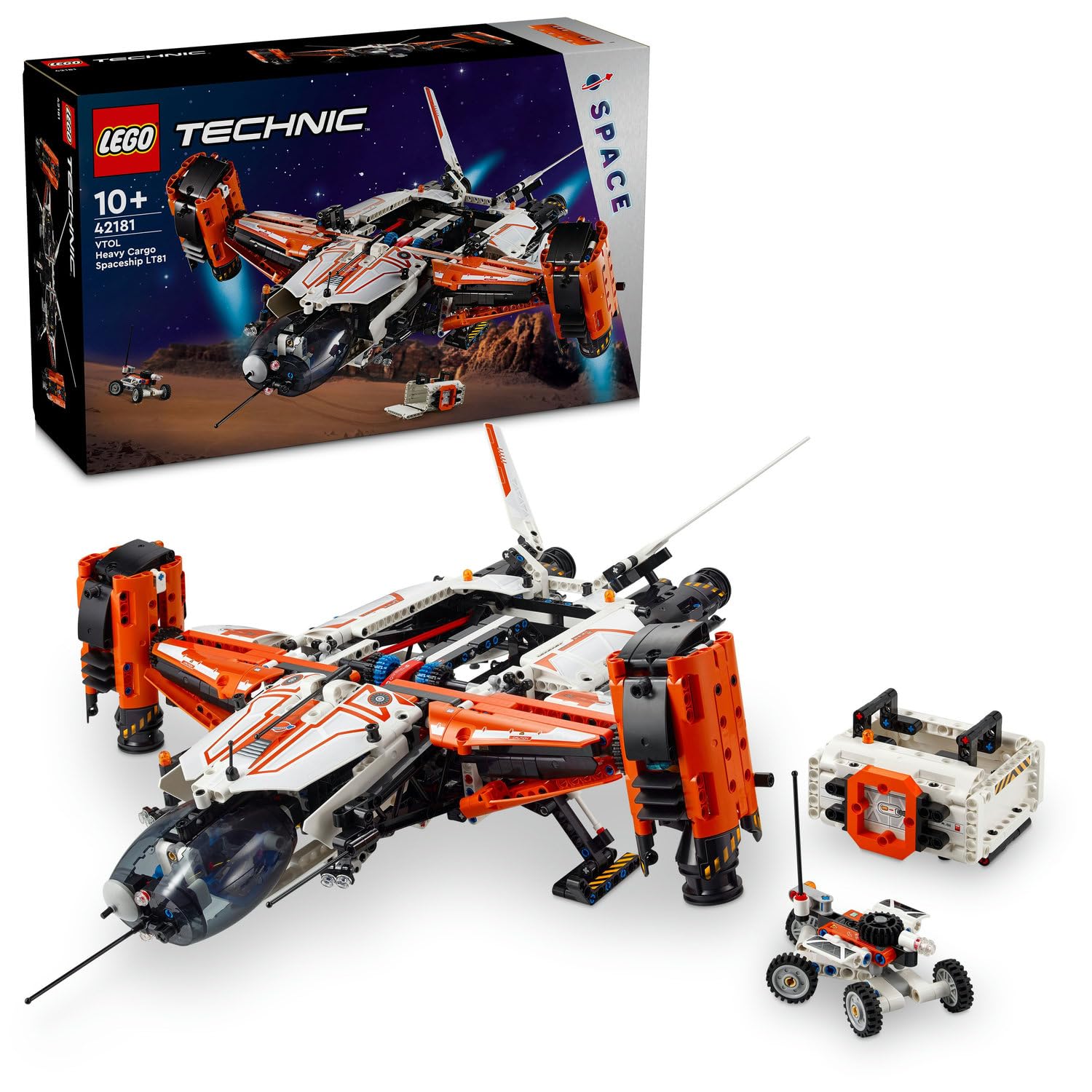 LEGO Technic VTOL Ağır Kargo Uzay Gemisi LT81 42181-10 Yaş ve