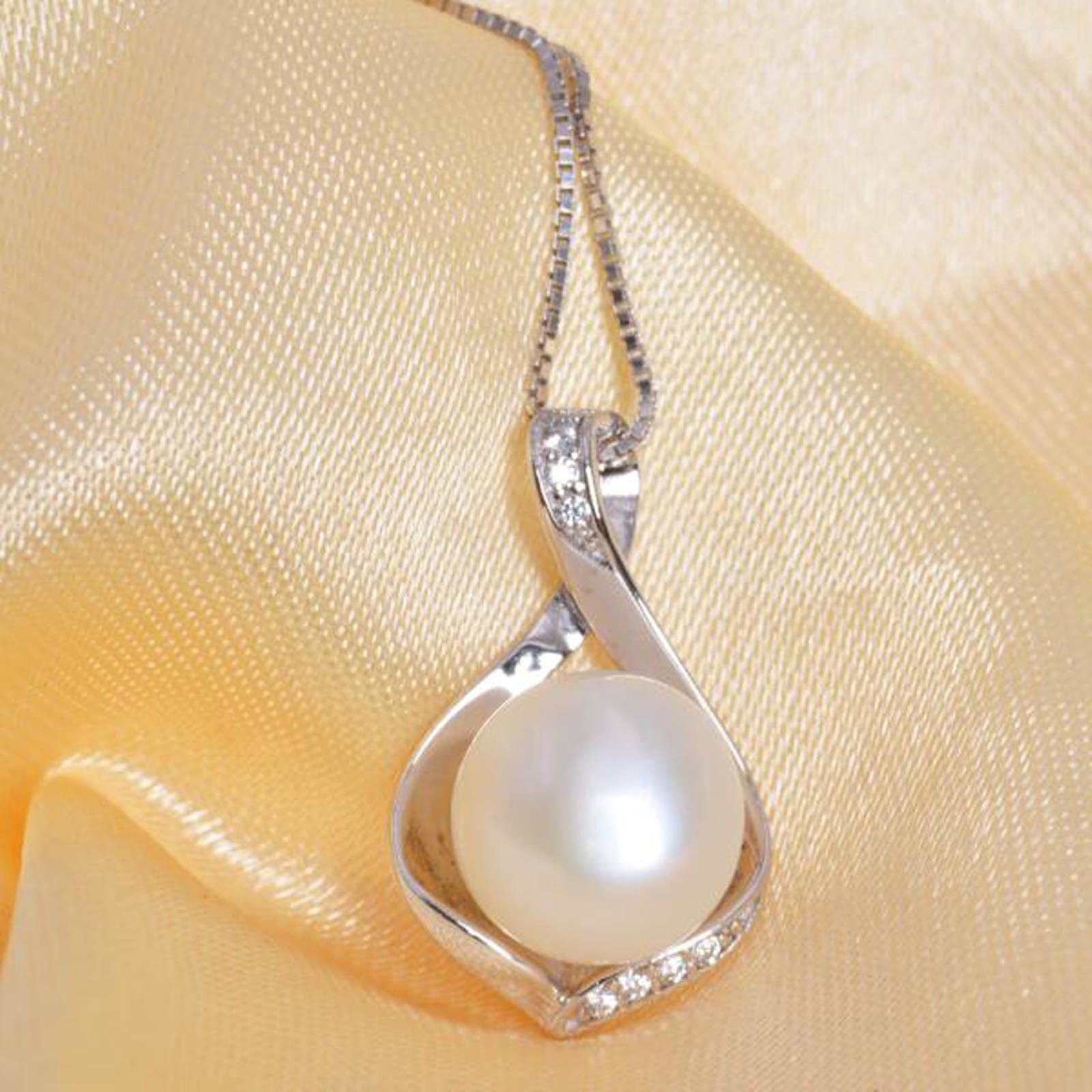 LOKILOKI Collana con Ciondolo A Catena in Vero Argento Sterling 925